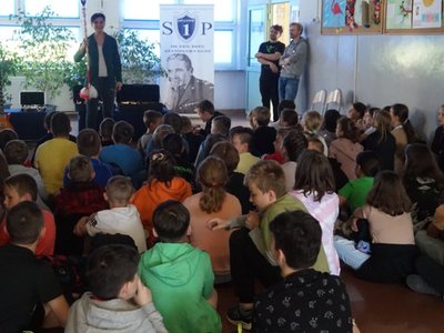 Z muzyczną wizytą w Szkole Podstawowej Nr 1 w Opatowie