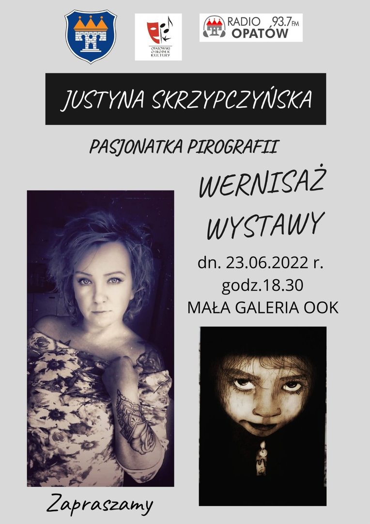 Wernisaż Wystawy Justyny Skrzypczyńskiej. Pirografia