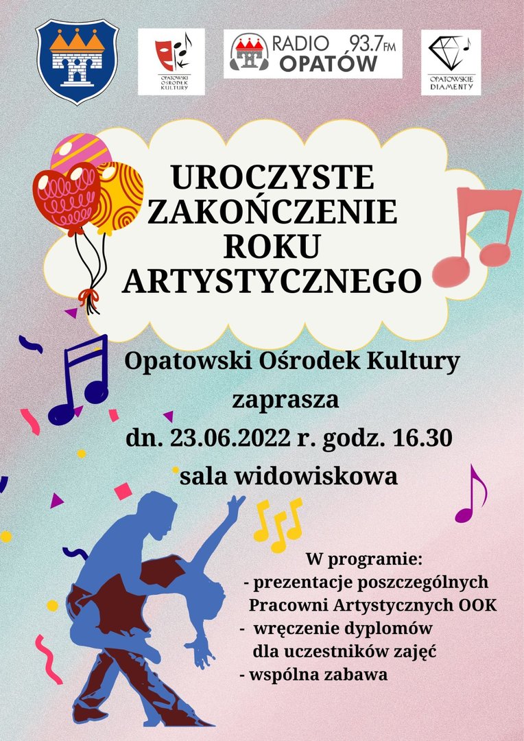 Koncert - Koncert Uroczyste zakończenie sezonu artystycznego 2021 - 2022