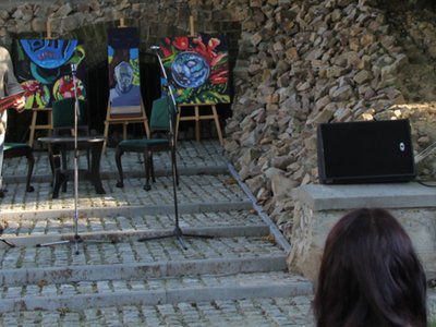 Urodziny Witolda Gombrowicza na Skwerze jego imienia w Opatowie
