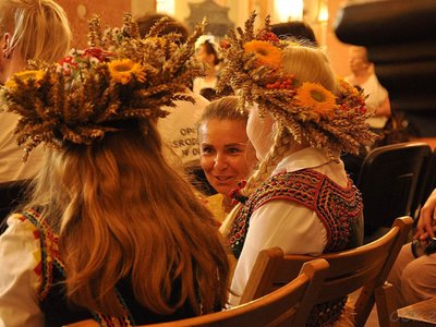 Obraz Matki Boskiej Częstochowskiej na Bramie Warszawskiej w Opatowie
