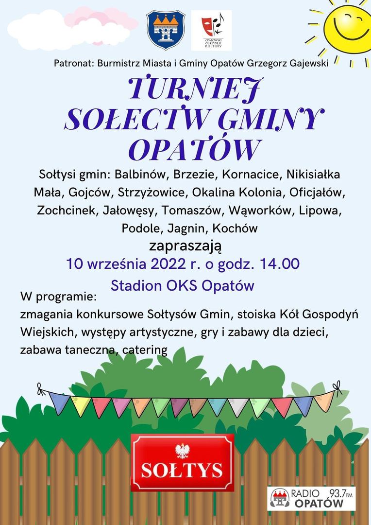 Turniej Sołectw o Puchar Burmistrza Miasta i Gminy Opatów Grzegorza Gajewskiego