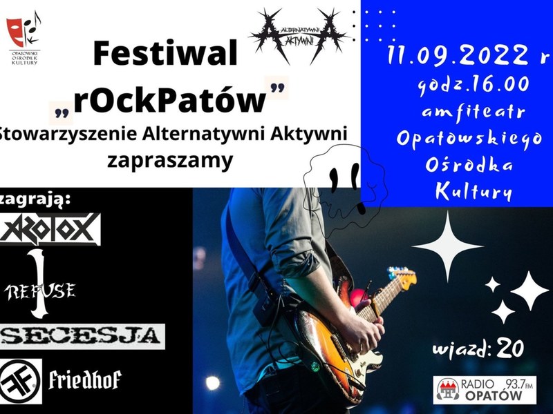 Festiwal rOckPatów plakat