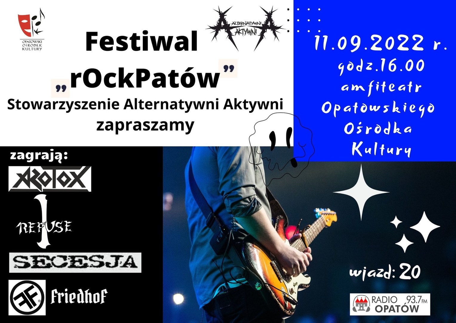 Festiwal rOckPatów plakat