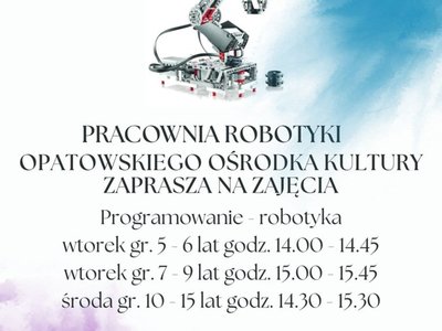 Harmonogram zajęć w OOK w nowym sezonie artystycznym 2022_2023
