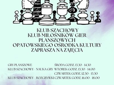 Harmonogram zajęć w OOK w nowym sezonie artystycznym 2022_2023