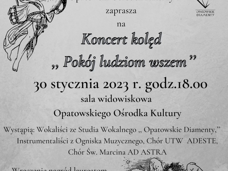 Koncert Kolęd „Pokój ludziom wszem”