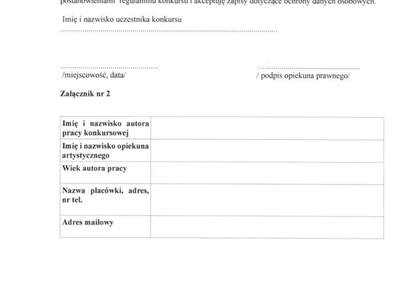 załącznik  nr 1 do konkursu na maskotkę OOK i Radia Opatów