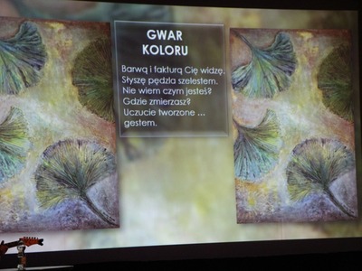"Gwar koloru" wernisaż i wieczór poetycki