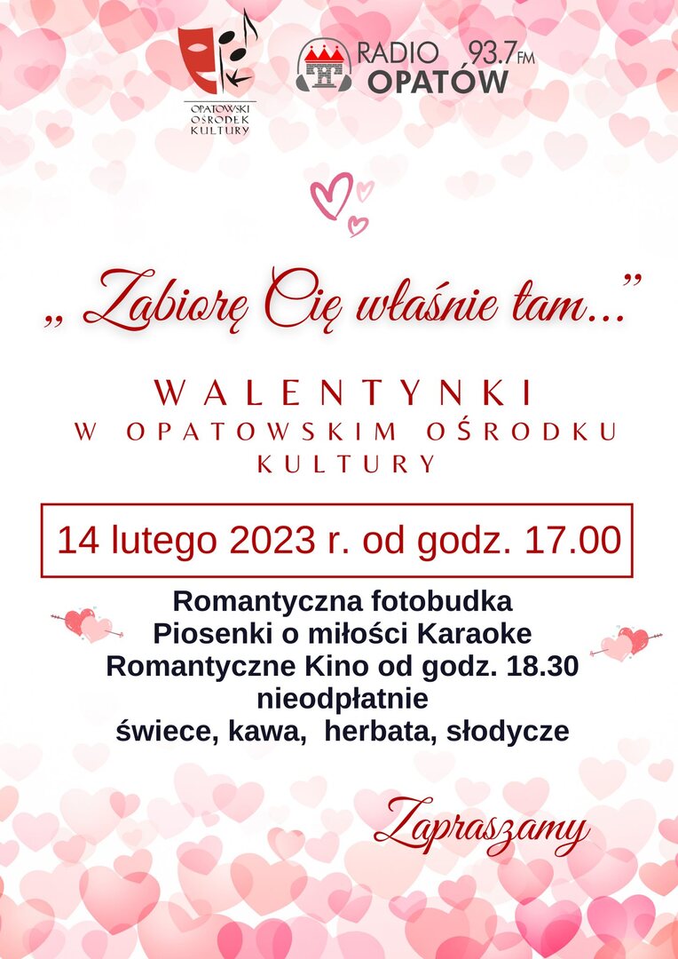 Walentynki w Opatowskim Ośrodku Kultury 2023