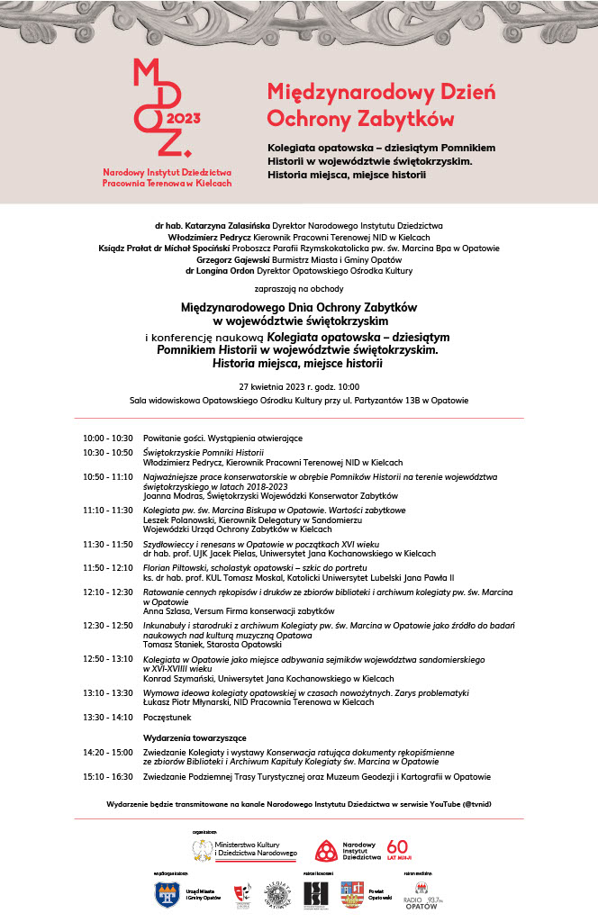  Obchody Międzynarodowego Dnia Zabytków w Opatowie 