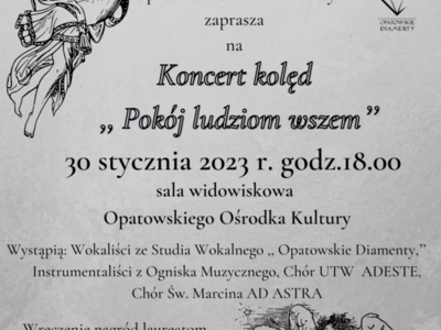 Koncert kolęd " Pokój ludziom wszem "