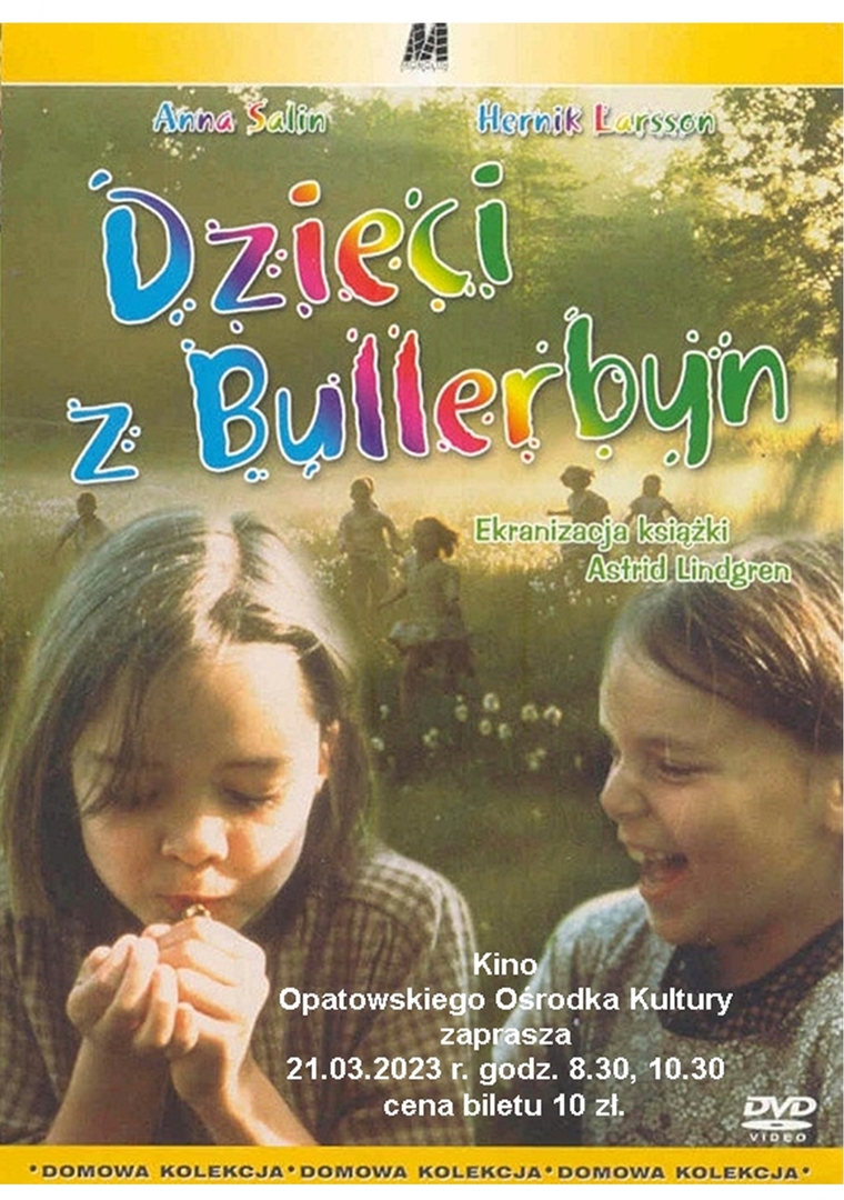 Plakat filmu " Dzieci z Bullerbyn "