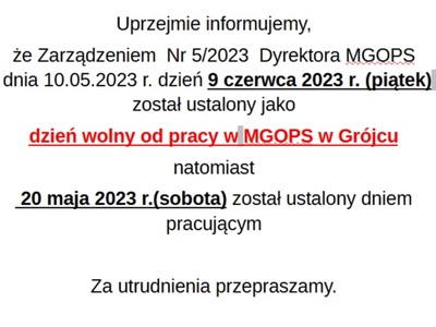 wolny 09.06.2023