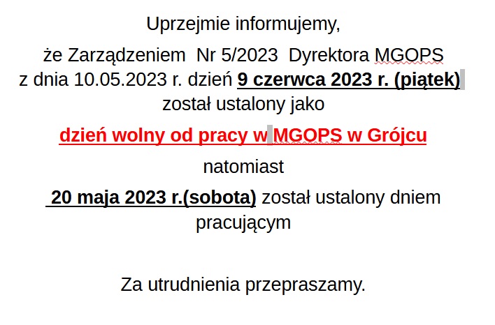 wolny 09.06.2023