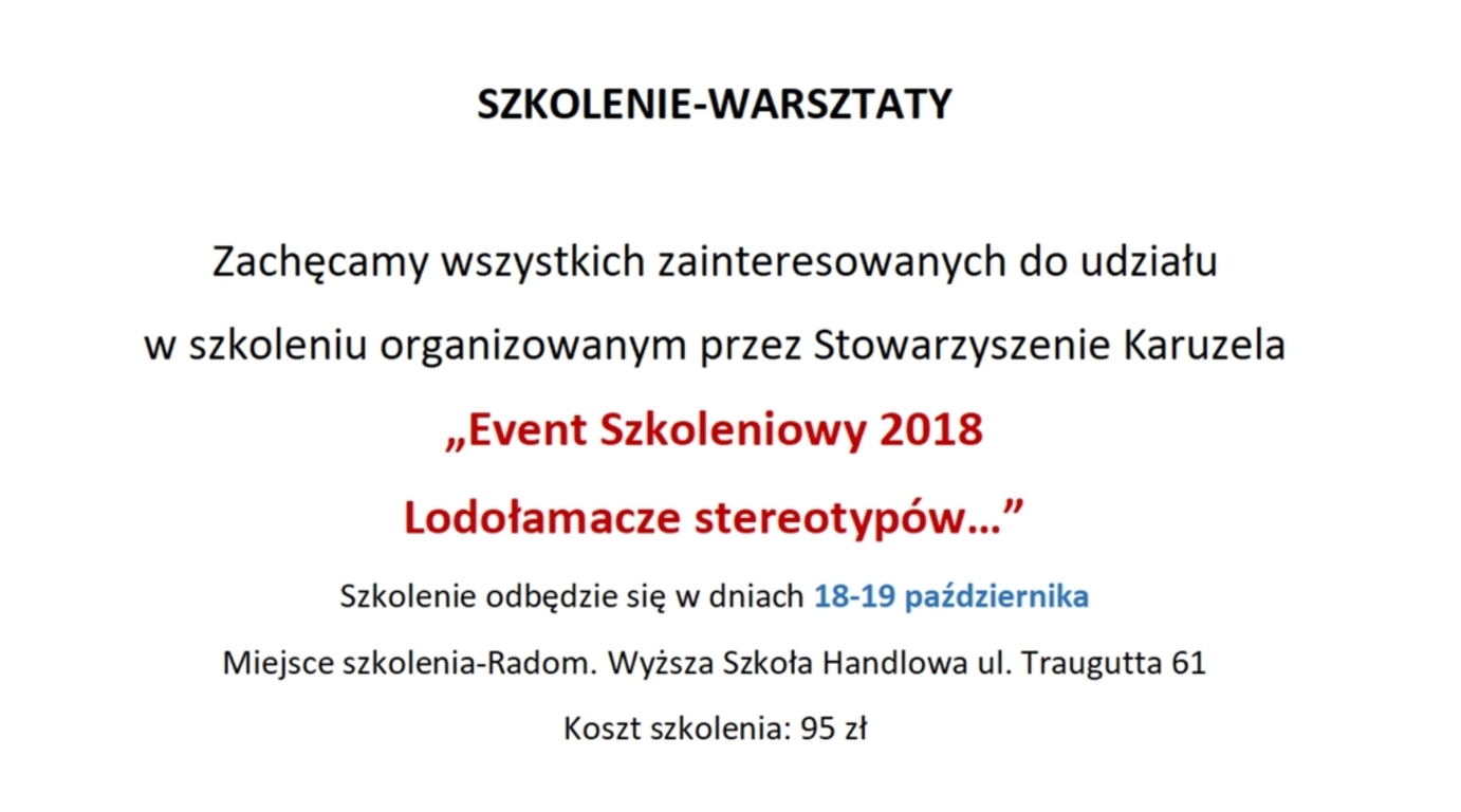Szkolenie: Lodołamacze stereotypów