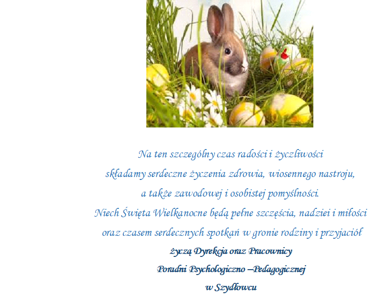 Życzenia z okazji Świąt Wielkanocnych