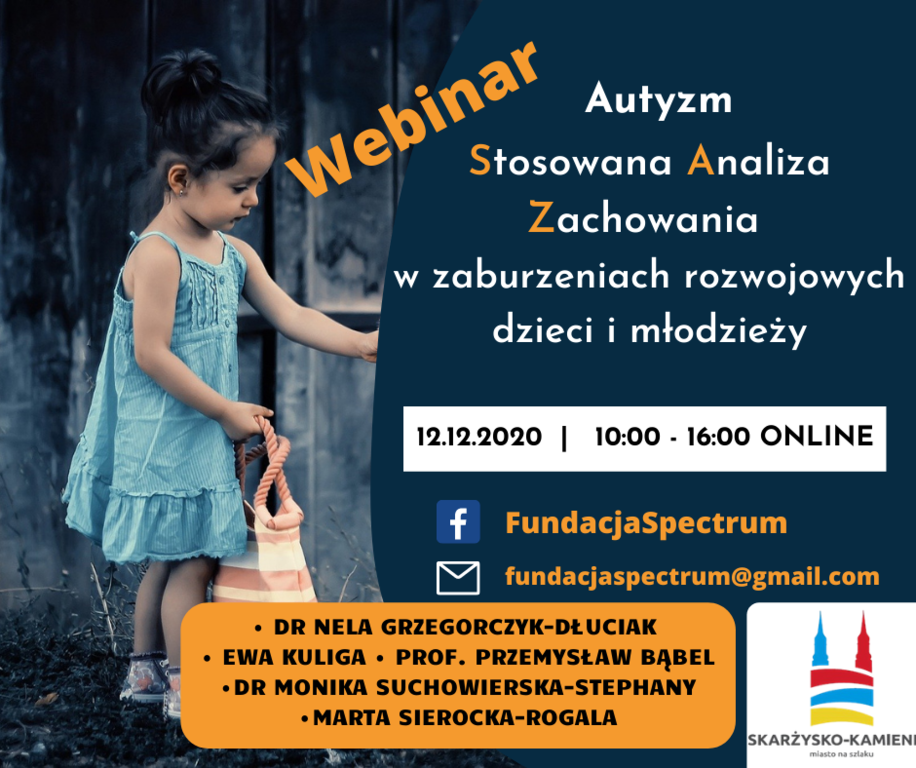 Zapraszamy na konferencję online: Autyzm Stosowana Analiza Zachowania w zaburzeniach rozwojowych dzieci i młodzieży - zdjęcie 1