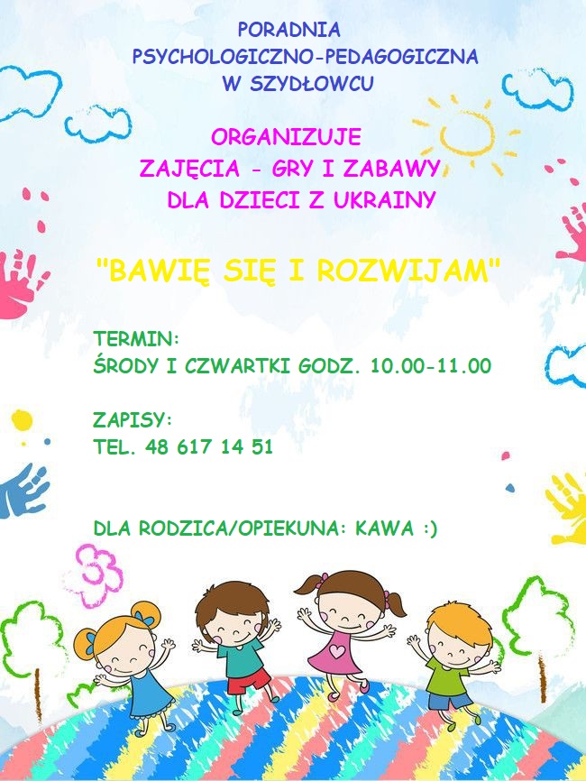 Plakat zajecia dla Dzieci z Ukrainy