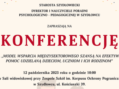 (miniaturka - wycinek) Zaproszenie na konferencje wraz z programem konferencji - treść w artykule 