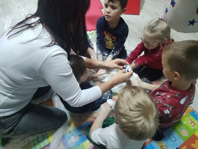 Zimowe Warsztaty Sensoryczne uczestnicy