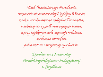 Życzenia - treść w artykule