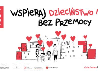 Infografika - wspieraj dzieciństwo bez przemocy