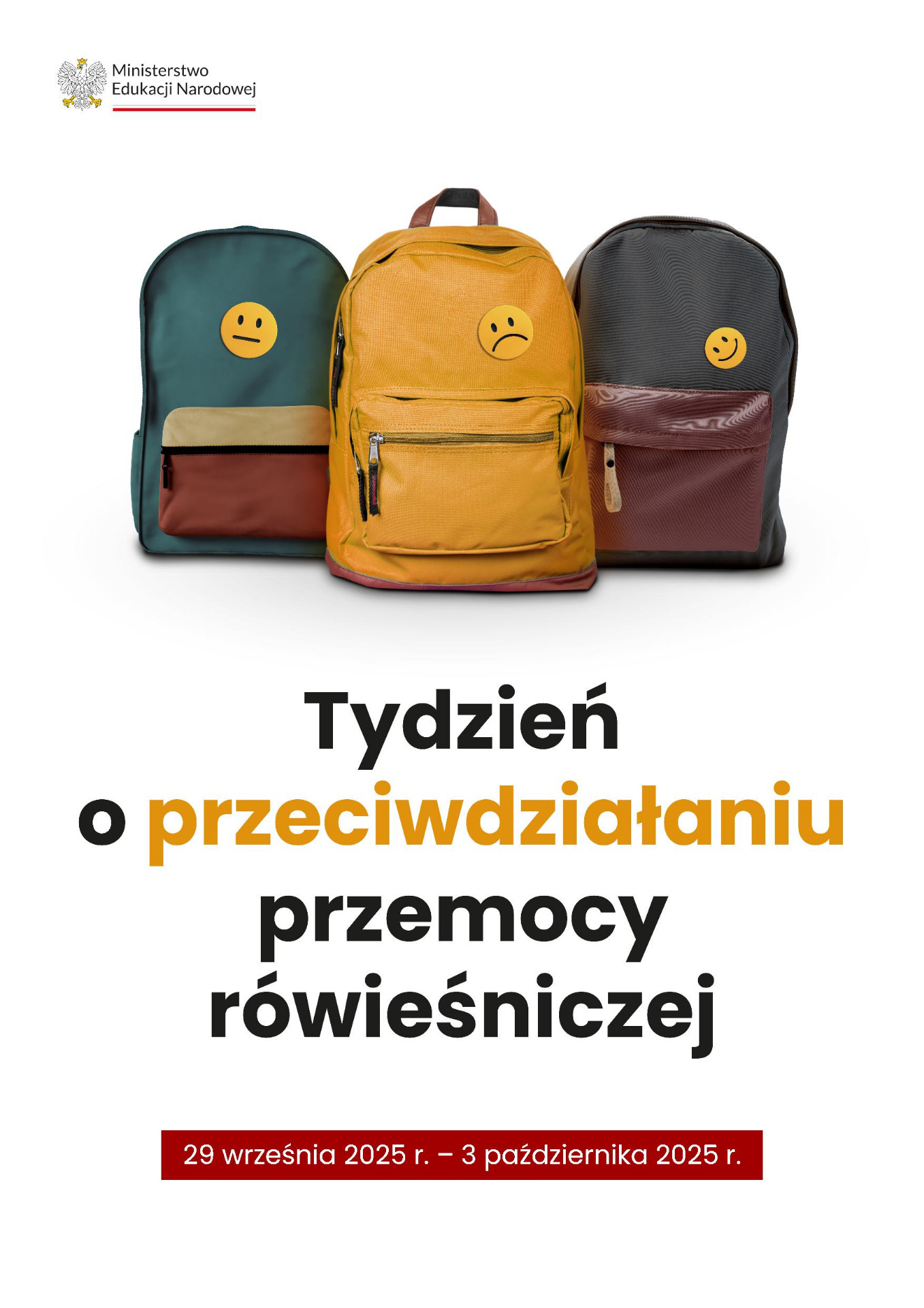 Plakat - Tydzień o przeciwdziałaniu przemocy rówiesniczej