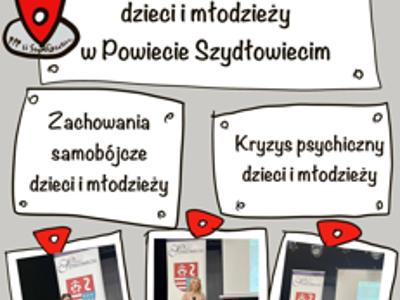 Zdrowie psychiczne a psychiczny rozwój dzieci i młodzieży w Powiecie Szydłowieckim
Zachowania samobójcze dzieci i młodzieży
Kryzys psychiczny dzieci i młodzieży