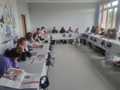  Warsztaty edukacyjne dla uczniów klas VII - zdjęcie 1
