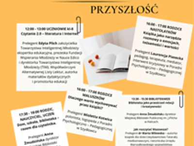 plakat konferencja czytanie wychowanie przyszlosc - treść w artykule