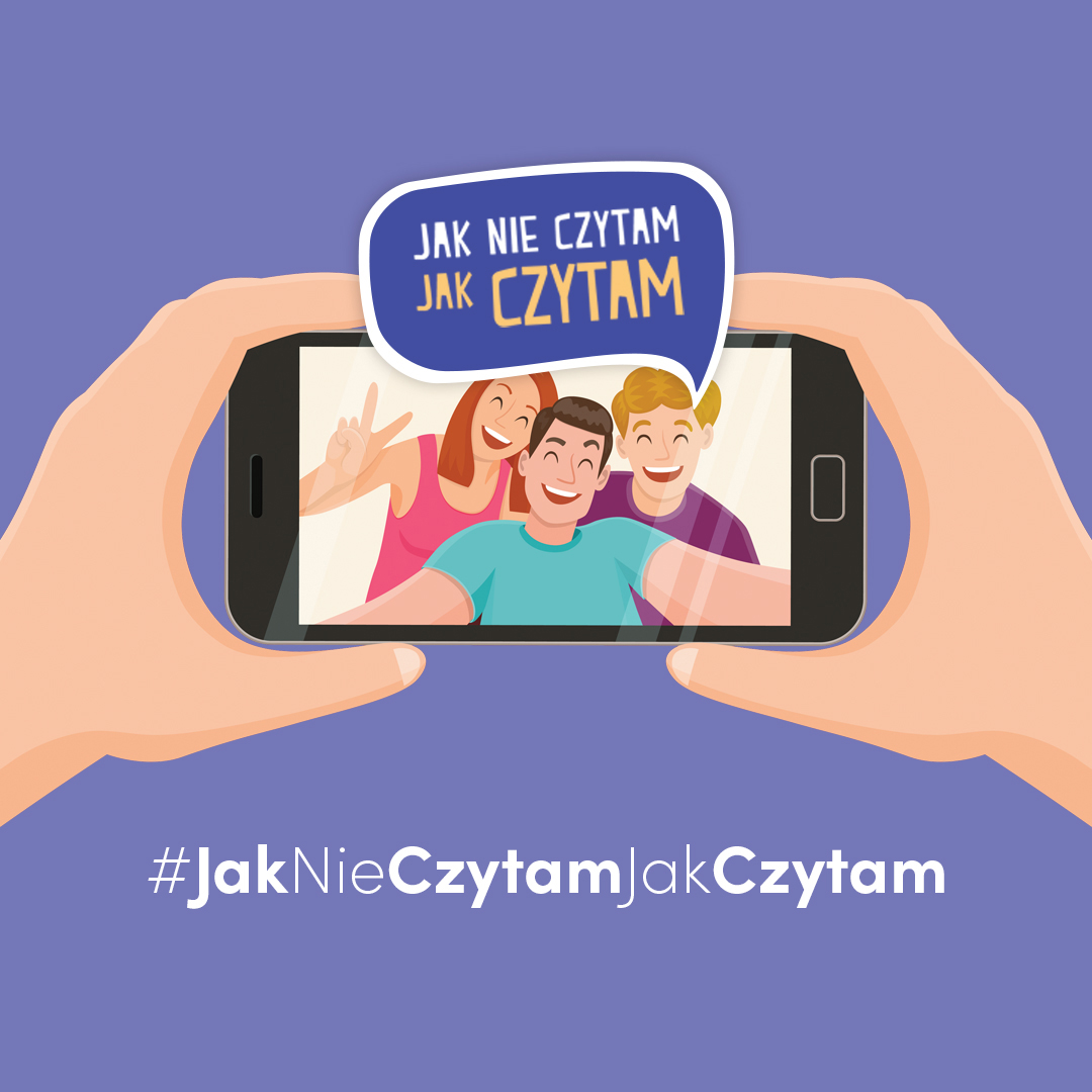 Na zdjęciu znajduje się plakat Jak nie czytam jak czytam.