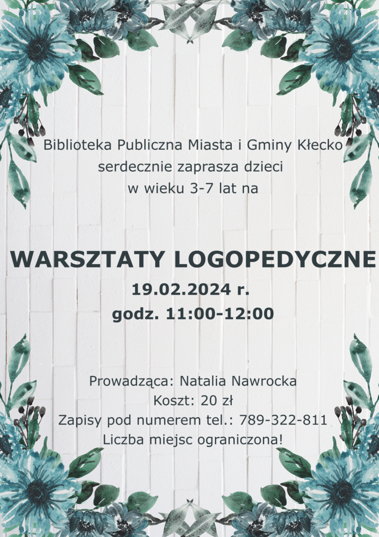 Warsztaty logopedyczne