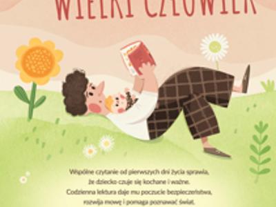 Plakat Mała książka wielki człowiek