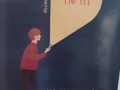 Zdjęcie zawiera materiały dotyczące Kampanii Dzieciństwo bez Przemocy. 