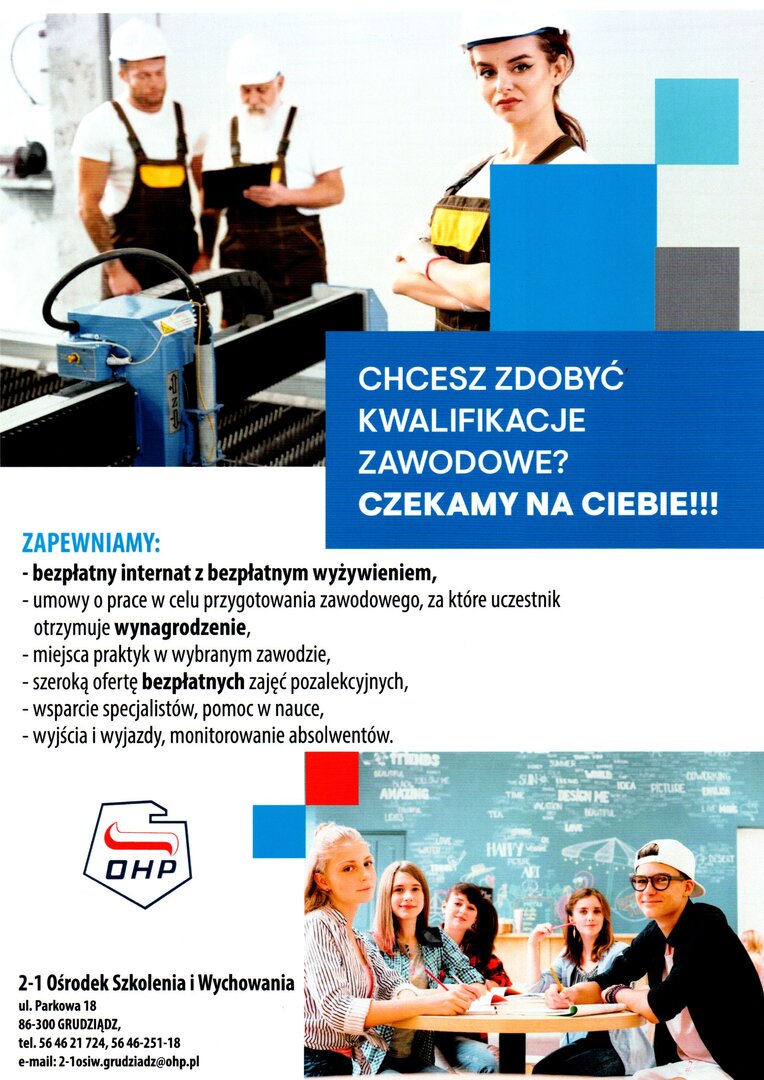 Ulotka Ochotniczego Hufca Pracy