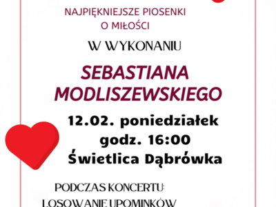 Plakat - koncert walnetynkowy