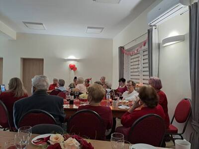 W dniu 12 lutego Klub Senior+ zorganizował Kawiarenkę Walentynkową