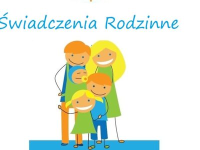 Na zdjęciu rodzina pięciosobowa. Tata trzymający małe dziecko, mama, syn i córka.