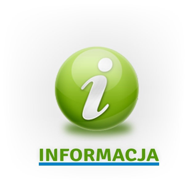 Na zdjęciu litera i wskazująca na informację.