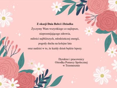 Życzenia z okazji Dnia Babci i Dziadka