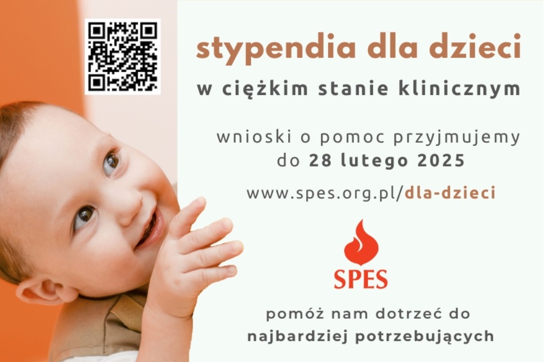 Plakat Stypendiów dla Dzieci w ciężkim stanie klinicznym