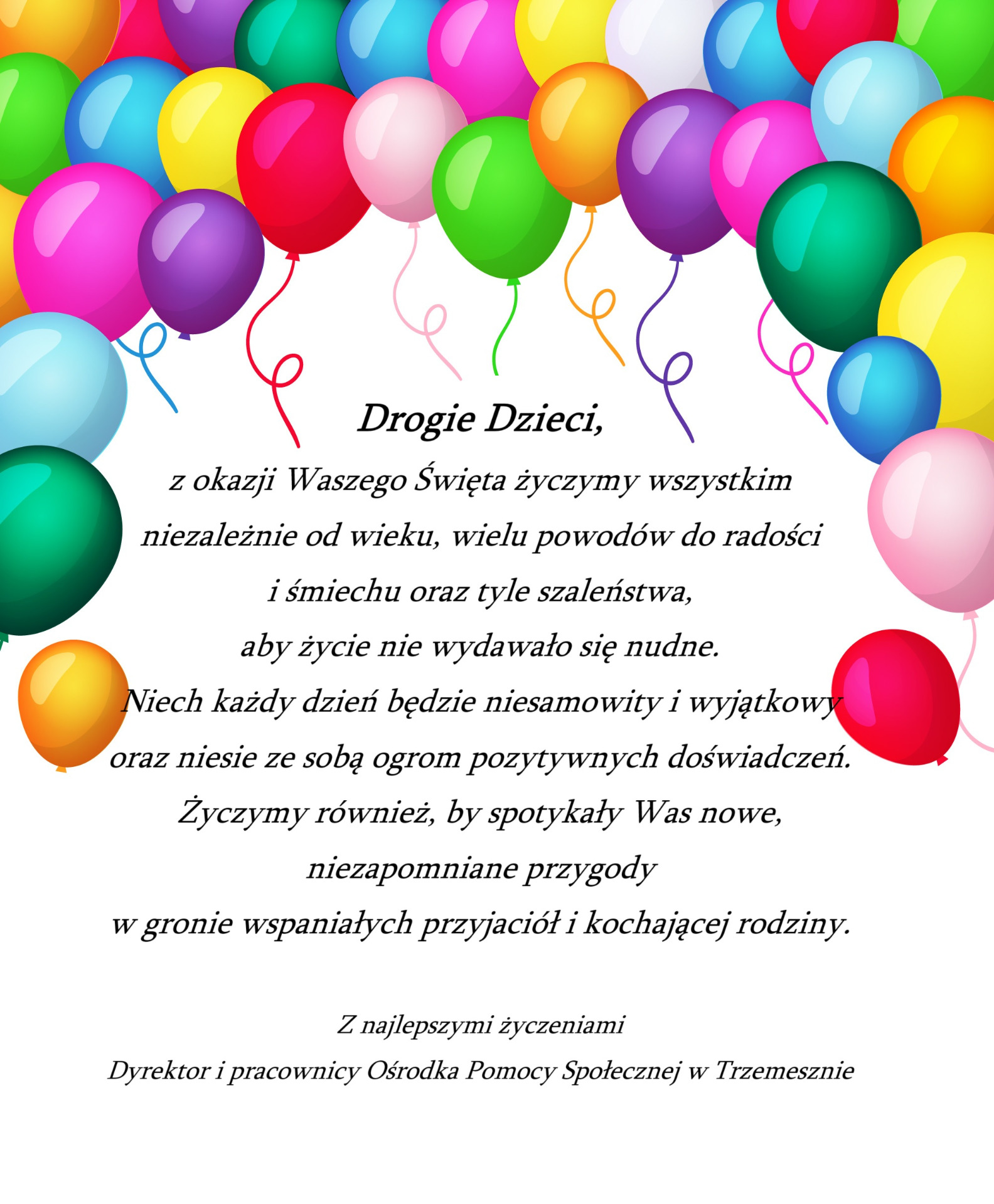 życzenia z okazji dnia dziecka