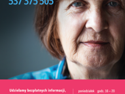 Plakat Telefon Pomocy dla Starszych 537375505