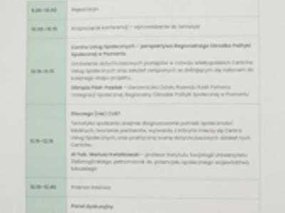 Program konferencji