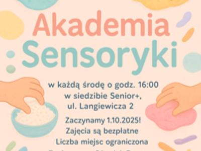 Plakat Akademia Sensoryki