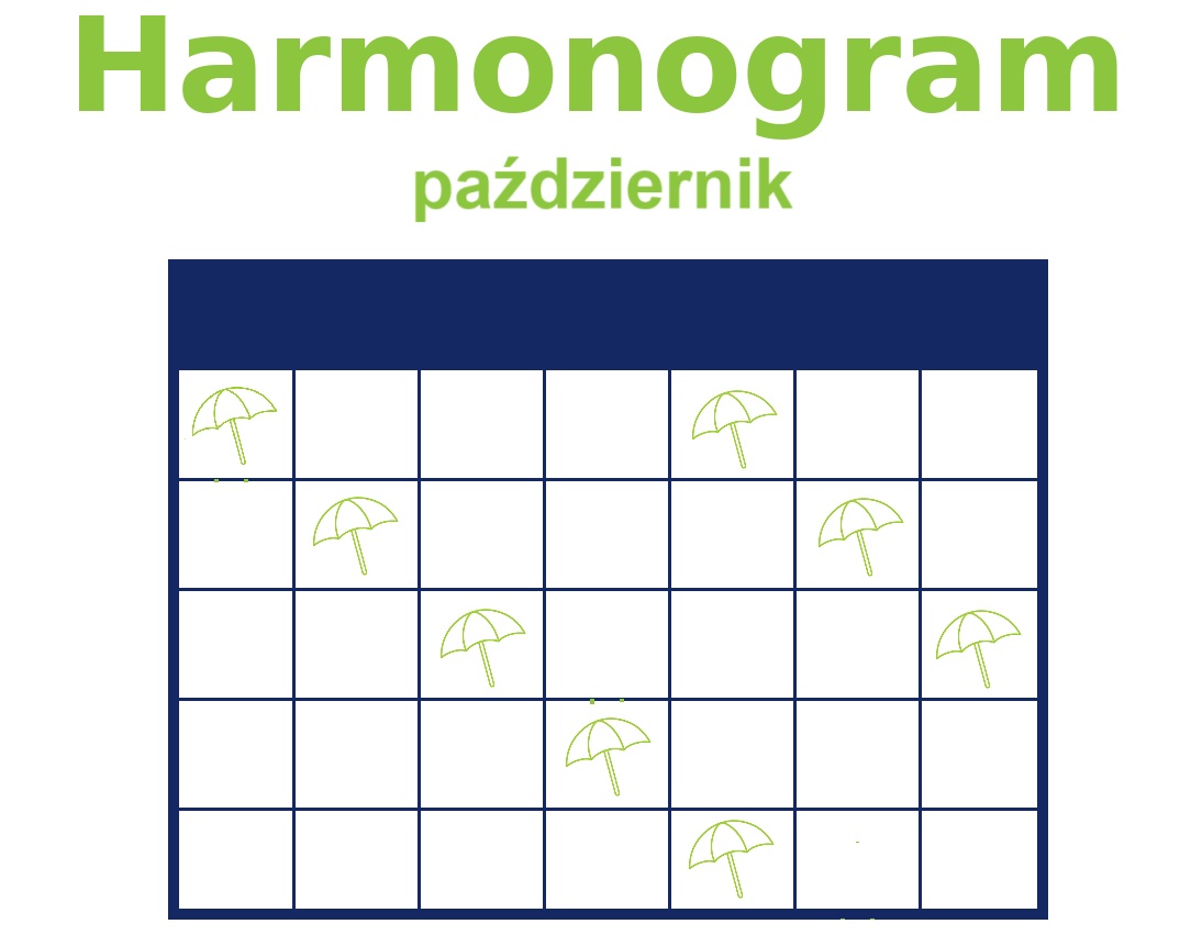Harmonogram na paźdzernik