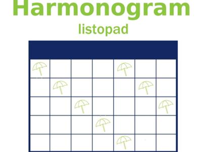 Harmonogram listopad