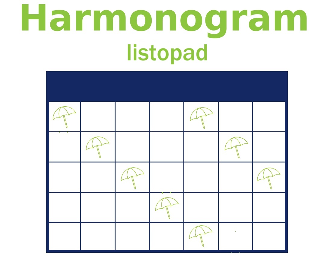 Harmonogram listopad