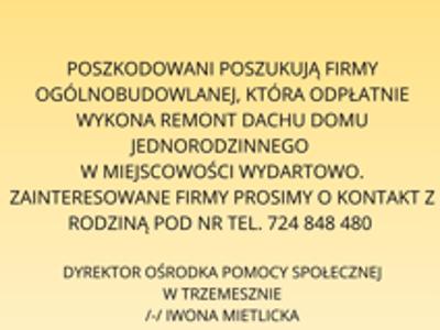 Apel rodzin poszkodowanych